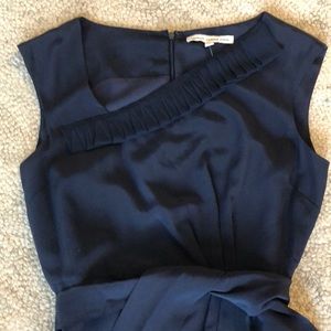 100% Silk- Asymmetrical Neckline Dress 👗